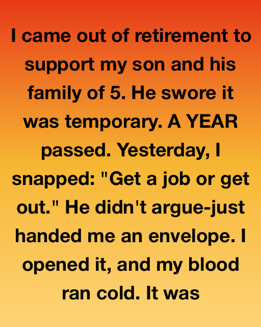 I Came Out Of Retirement To Support My Son Only To Discover The Secret He Was Hiding Behind His Silence