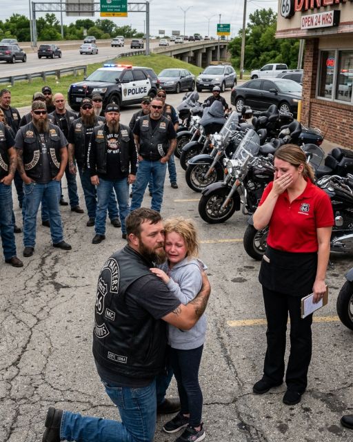 A Grieving Biker Father Kept Searching Truck Stops After His Daughter’s Funeral – Then A Silver Honda Repeated The Same Four Numbers