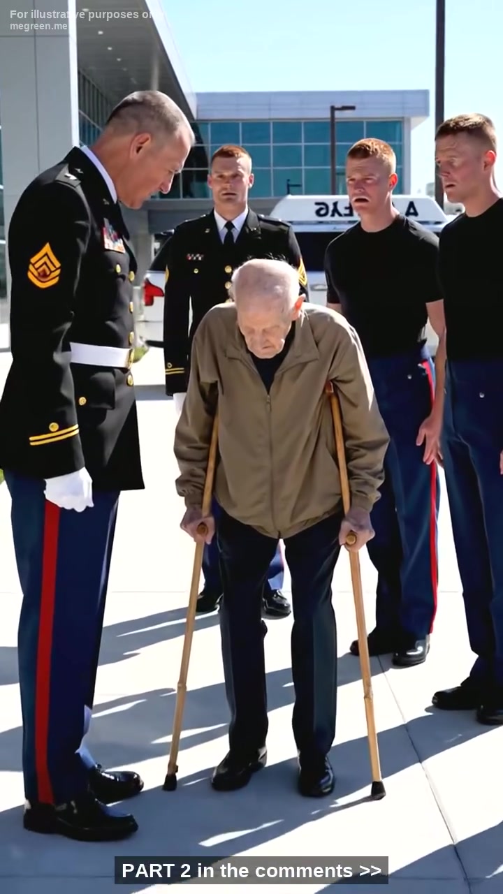 The Unseen Legend: Cocky Young Guards Laugh At A Frail Old Man On Crutches – Until A Three-Star General Erupts In Fury, Revealing The Old Man’S Shocking, Classified Identity: “”You Are Standing In The Presence Of A Ghost!