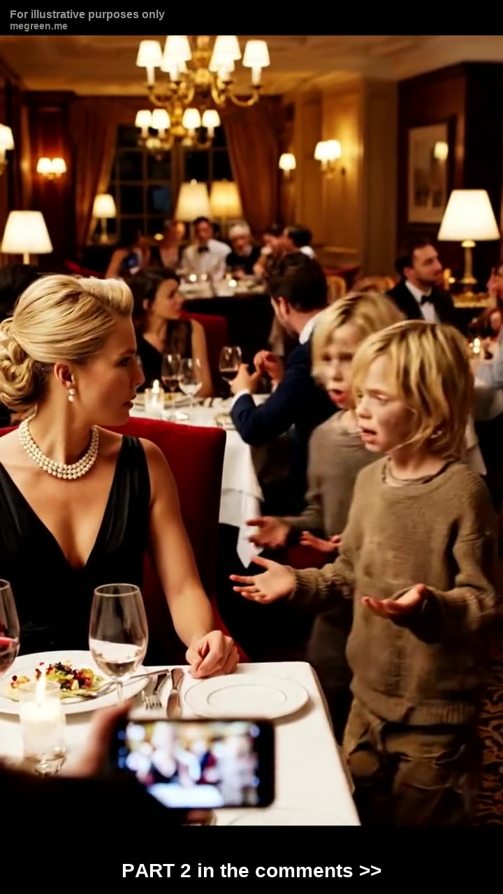 Two Homeless Twin Boys Walked Up To A Millionaire’S Table And Said, “Ma’Am, Could We Have Some Of Your Leftover Food?” The Millionaire Looked Up And Was Stunned – The Boys Looked Exactly Like The Two Sons She Had Been Searching For Ever Since They Went Missing