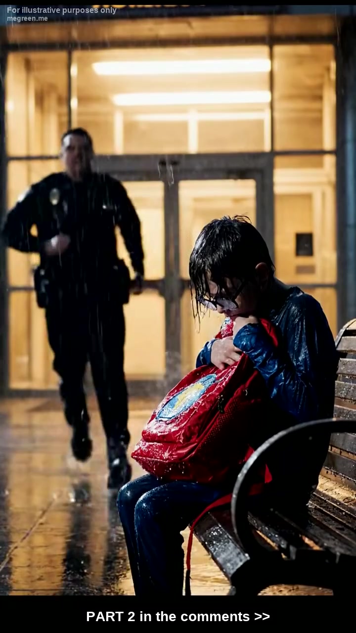 It Was Pouring Rain, But The Boy On The Bench Didn’T Move