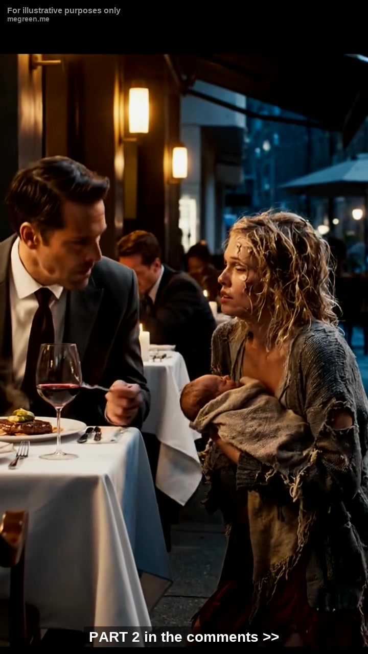 Can I Have Your Leftovers, Sir?“ The Man Immediately Ordered The Waiter To Kick The Woman And Her Child Out”