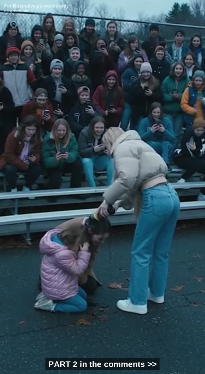 They Forced My Little Girl To Kneel On The Asphalt Begging For Mercy While Livestreaming It To The Whole School