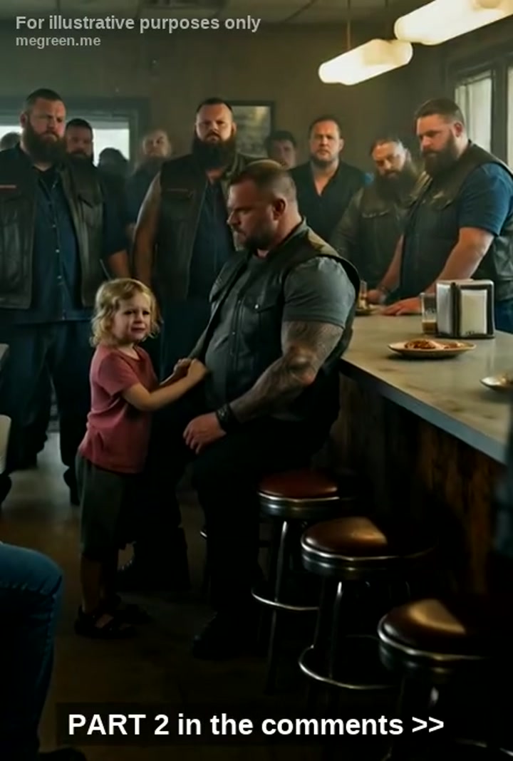 I Looked Down At The Trembling Six-Year-Old Tugging My Leather Vest