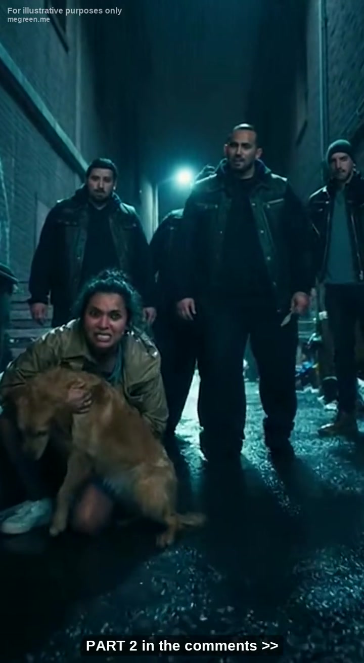 I Curled Around My Whimpering Dog As 5 Men Laughed At My Tears, But Their Laughter Died When The Alley Started To Vibrate