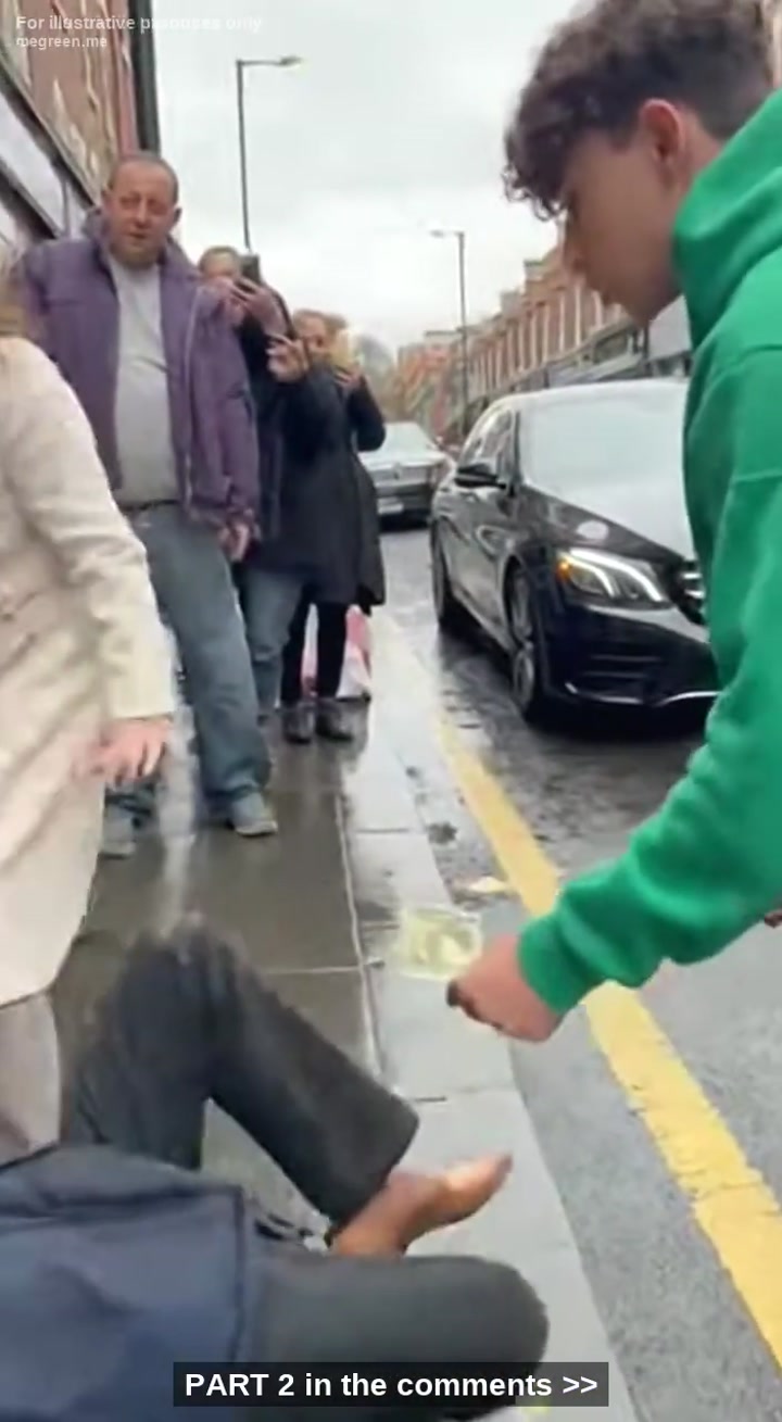 My Stepmother Slapped Me For Giving $10 To An Elderly Homeless Man – Then A Mercedes Driver Got Out And Bowed To Him