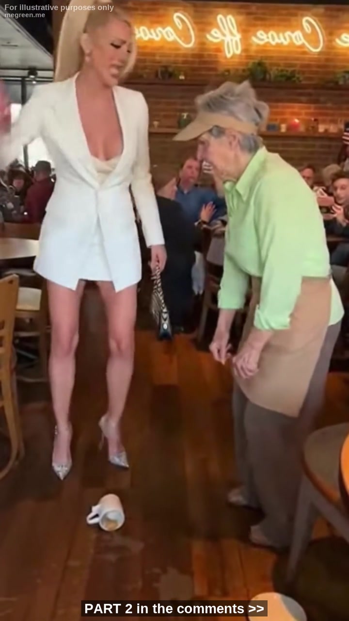 Arrogant Model Slapped An Elderly Waitress Over “Dirtying Her Bling Heels’” – Until The Waitress’S Son Shook The Ground With 100 Harleys, She Knew There Was No Way Out