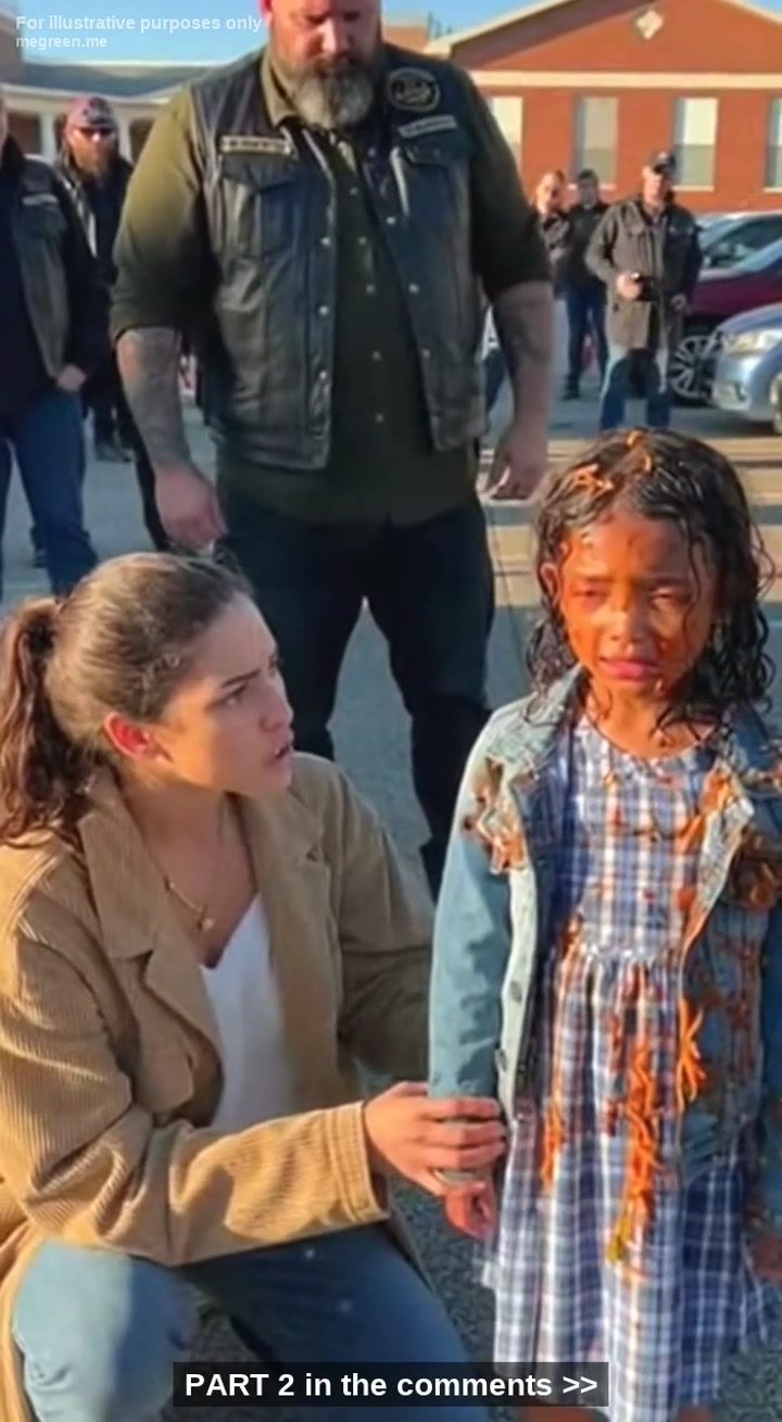 My Daughter Sat Alone Covered In Rotting Lunch Trash While Her Teacher Laughed – But When The Roar Of 500 Motorcycles Shook The School Walls, The Laughing Stopped Forever
