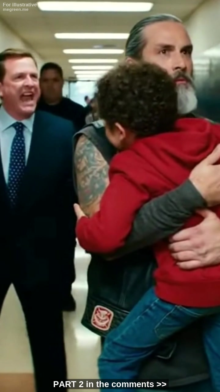 The Crooked Principal Banned A Hells Angels Dad & Son From School – Unaware He Rolled Back With 200 Brothers Surround School Gates Ready To Burn Down His Empire