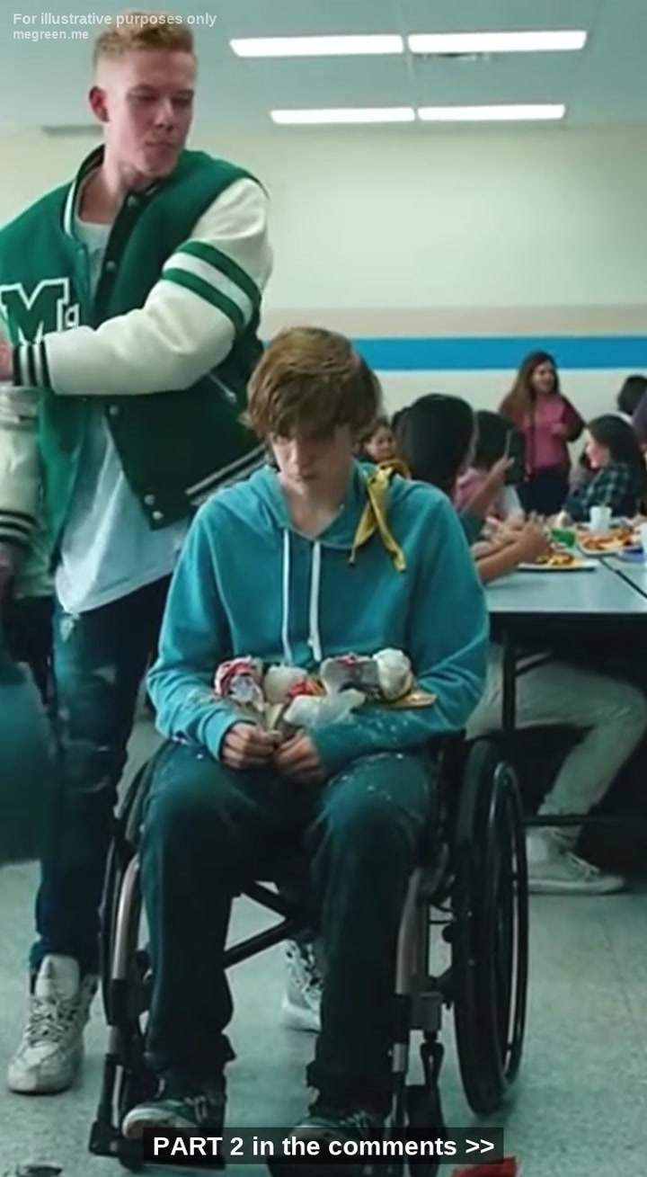 They Dumped Trash On The Paralyzed Boy While The Whole School Laughed โ But The Laughter Stopped When 500 Engines Roared Outside, And The Leader Walked In Calling Him โโSon