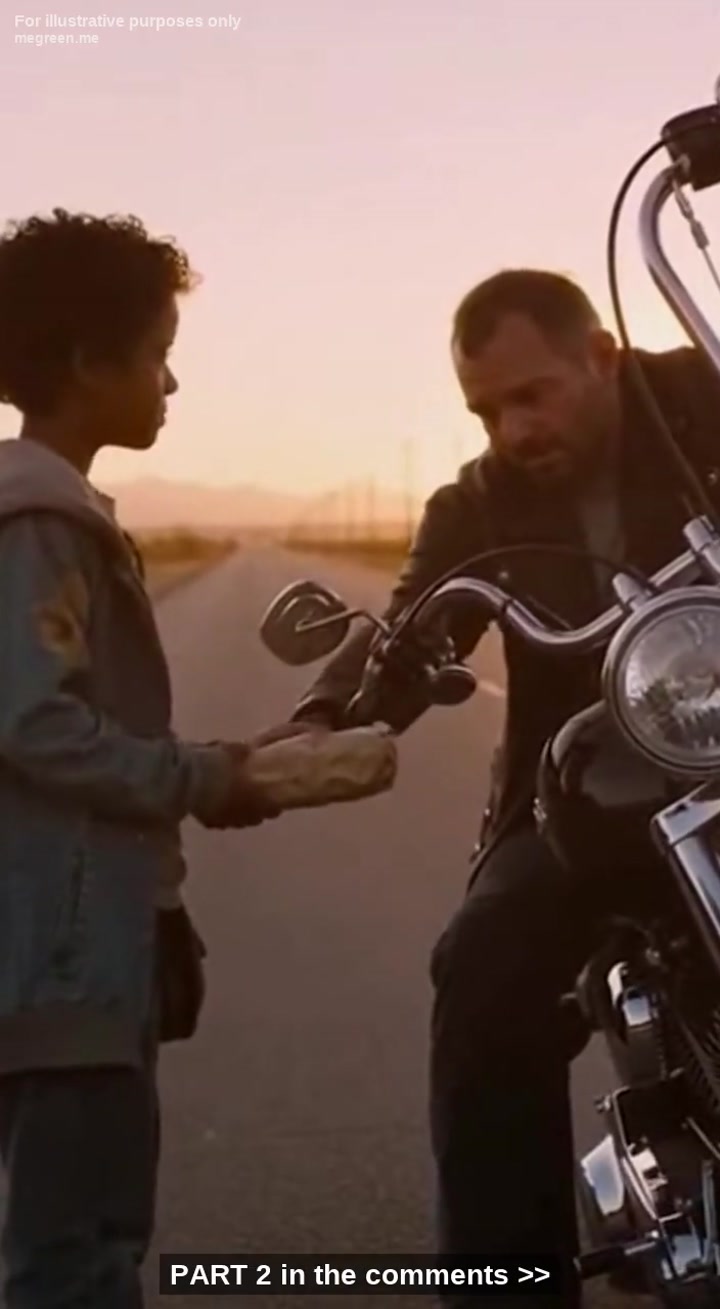 He Was Just A “”Dirty Street Rat“” To The Rich Folks In Town, Invisible Until He Offered His Only Crumpled Sandwich To A Stranded Stranger On The Highway, Unknowingly Signing A Contract With The Devil’S Own Angels; Because That Stranger Wasn’T Just A Bum, He Was The Warlord Of The Iron Kings, And When He Saw The Red Mark On The Boy’S Face The Next Day, He Didn’T Call The Cops – He Brought 300 Brothers To Burn The Hierarchy To The Ground