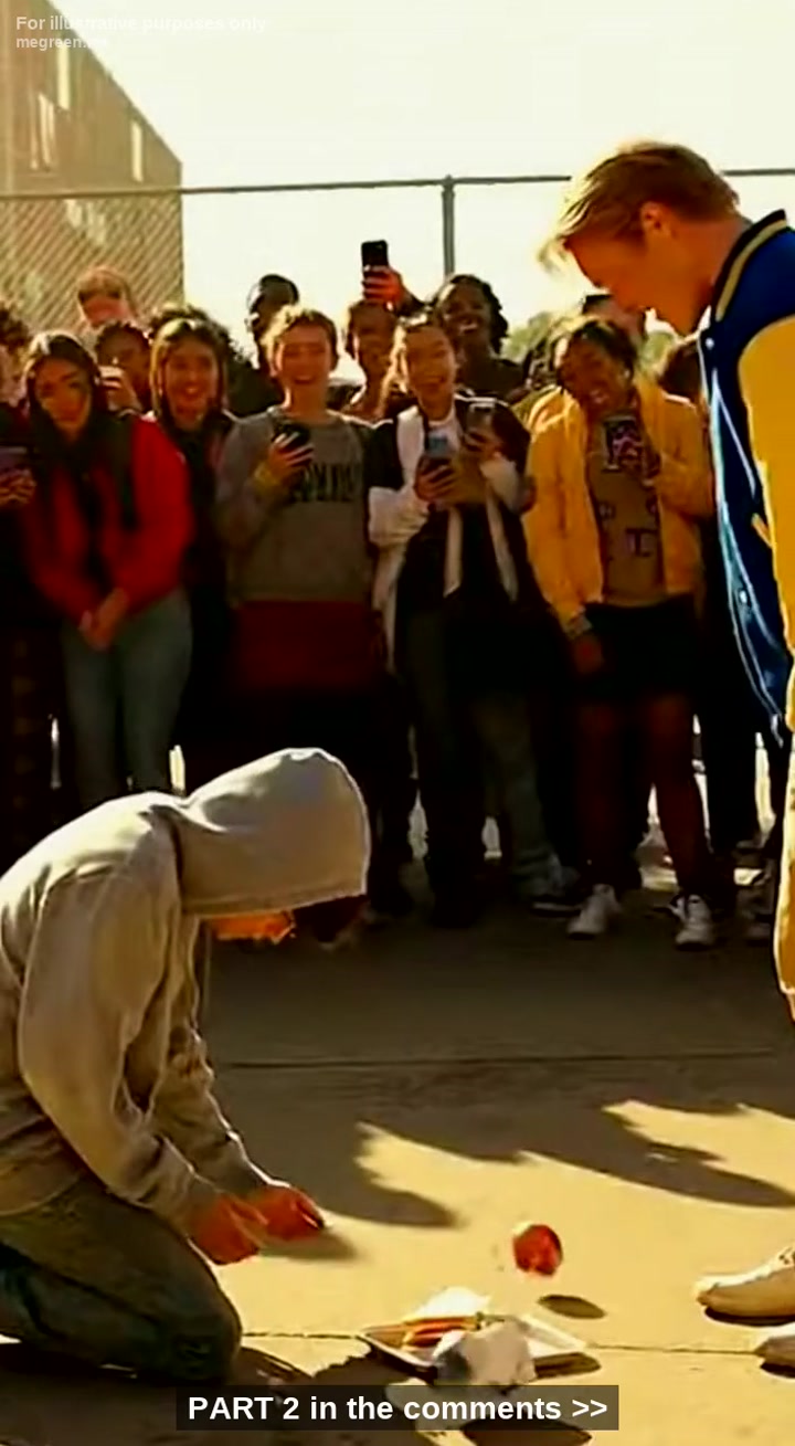 He Tossed My Only Meal Into The Mud And Laughed While Telling Me To ‘Eat Like The Dog I Am,’ Thinking His Daddy’S Last Name Made Him Bulletproof In This Town, But He Didn’T Know My Bloodline Runs On Gasoline And Grit – And When 600 Engines Suddenly Cut The Silence, He Realized Too Late That The King Of The Road Was Here To Teach Him Some Table Manners