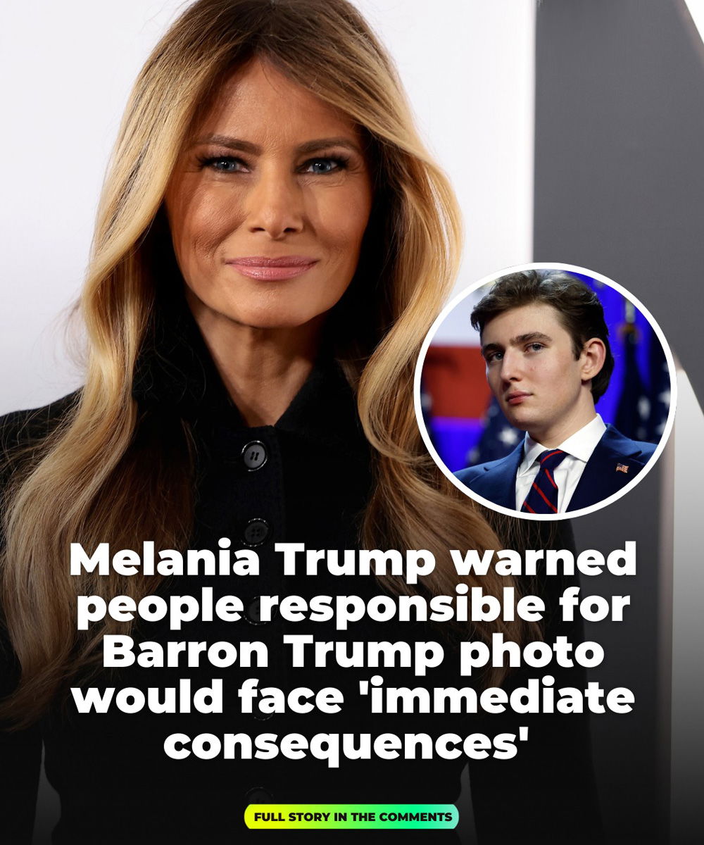 Melania Trump Warns of Immediate Consequences Over Barron Trump Photo Leak