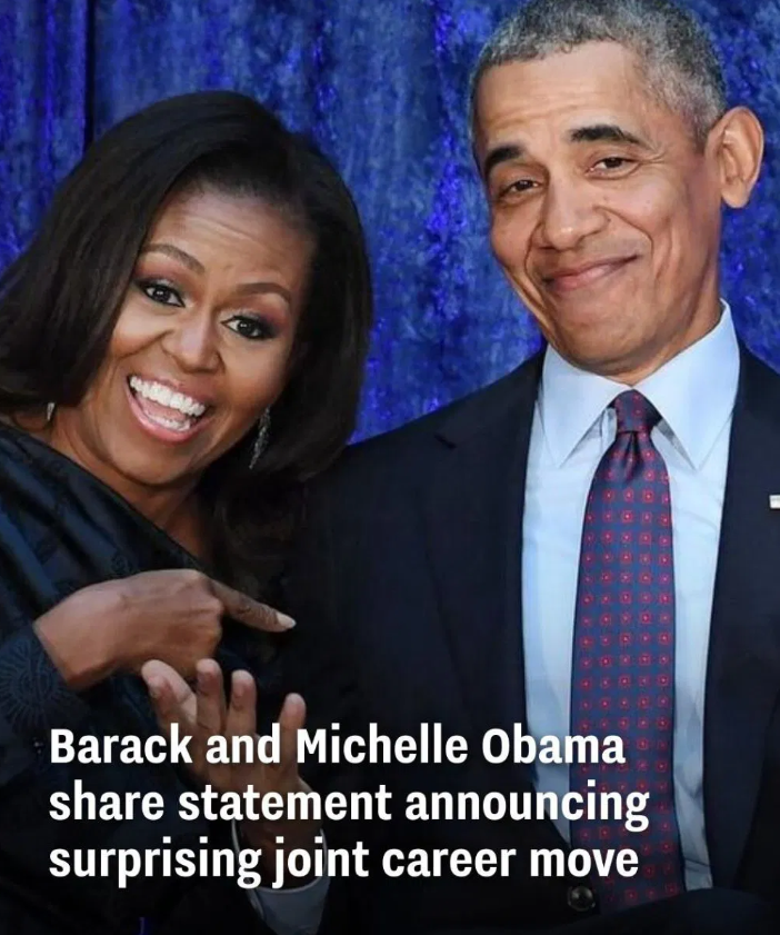 Barack and Michelle Obama share statement announcing surprising joint career move