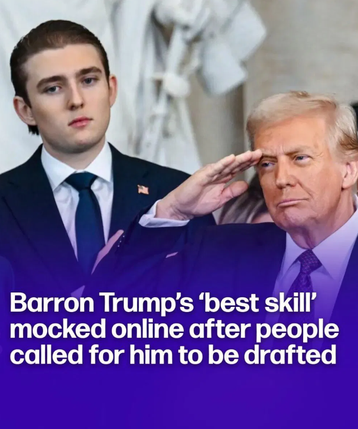 Barron Trump m0cked over his โbest skillโ following calls for him to be drafted
