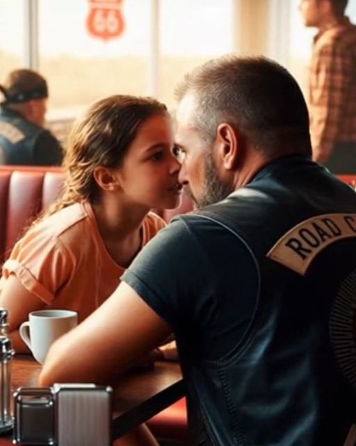 My Biker Club Stopped At A Diner. Then A 6-year-old Girl Told Me A Secret That Made 200 Men Go Silent.