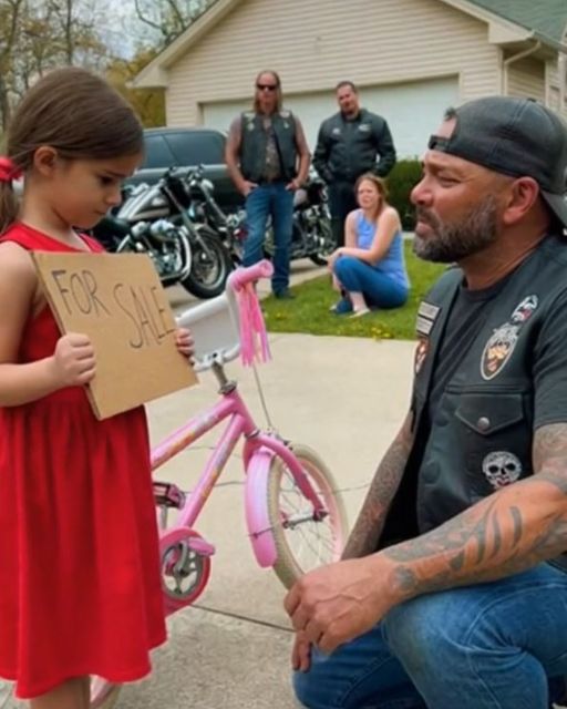 6-year-old Sells Her Bike To A Biker Gang – But The Leader’s Question Changes Everything