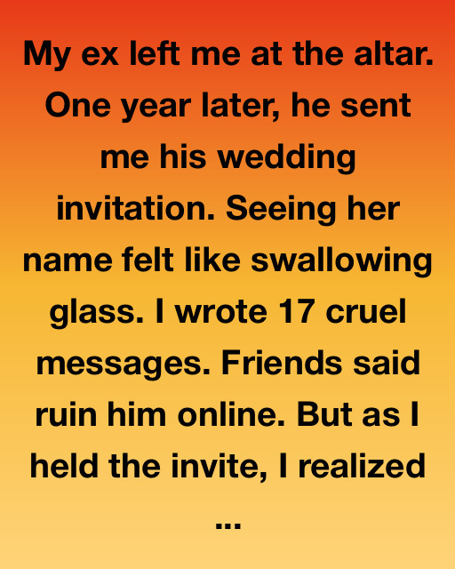 He Left Me At The Altar—Then Invited Me To His Wedding