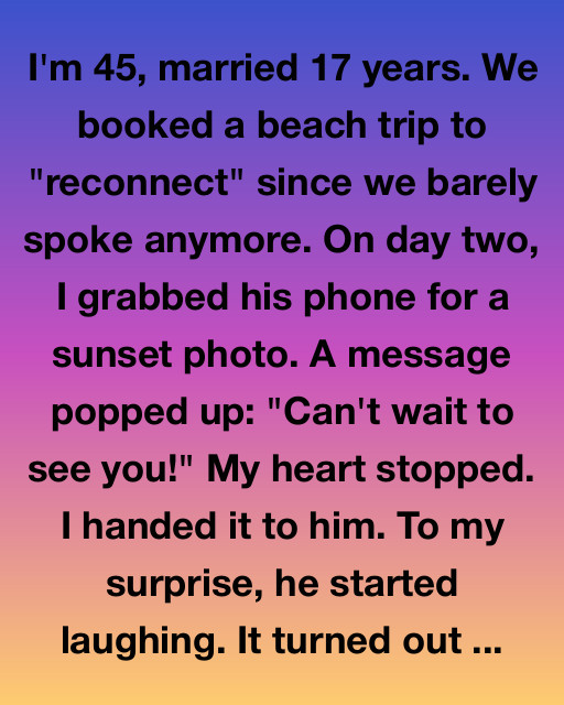 The Message On His Phone