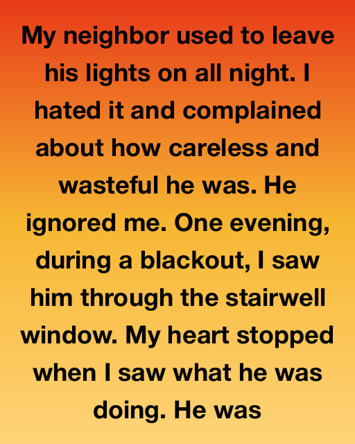 The Man Who Kept The Lights On For Me