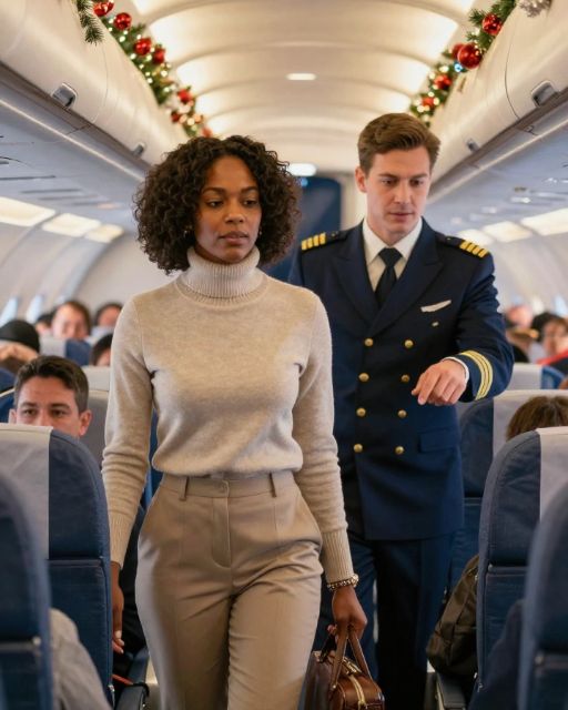 The Pilot Threatened To Drag The Woman Out Of 1a. Then She Placed Her Badge On The Tray Table.