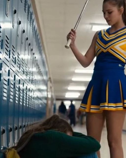 The Rich Girl Shoved The Blind Scholarship Kid. Three Minutes Later, 100 Outlaw Bikers Kicked In The School Doors.