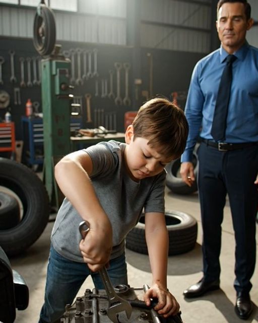 A 14-year-old “street Kid” Was Mocked By An Entire Workshop – Until He Made A Dead Engine Roar To Life And Exposed A Secret No One Was Ready For. What Happened Next Turned Him Into Something No One Expected.