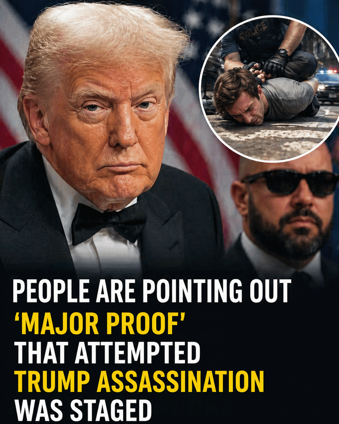 Online users are debating supposed “evidence” tied to the reported Trump incident