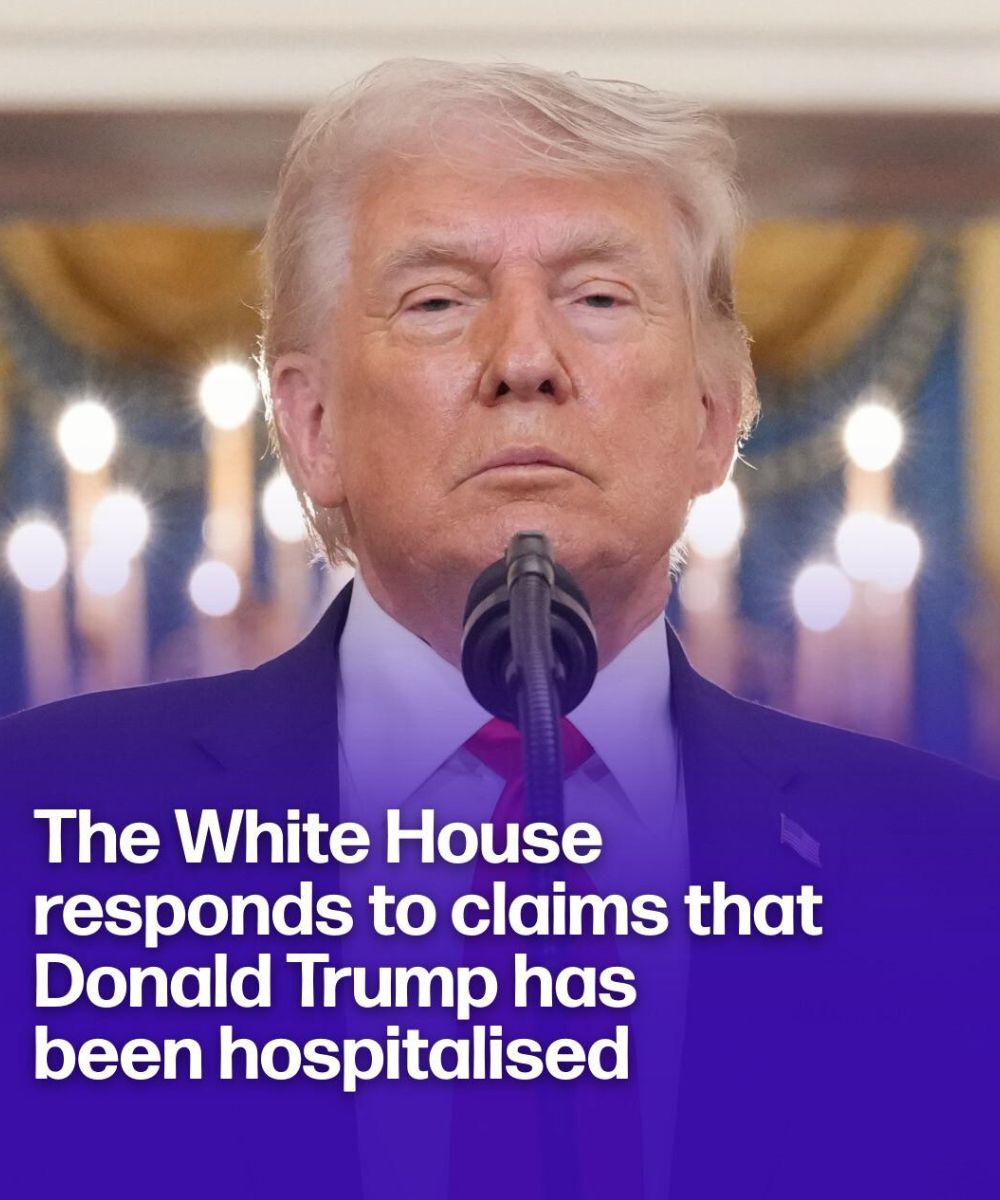 White House addresses rumors that Donald Trump has been hospitalized