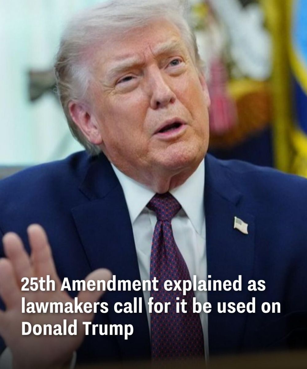 25th Amendment explained as lawmakers call for it be used on Donald Trump