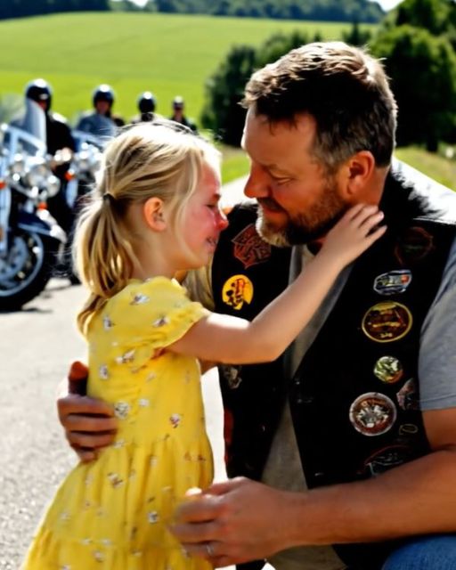 A Barefoot Little Girl Ran Into The Highway, Desperately Stopping A Group Of Bikers To Beg For Help For Her Mother – Until The Riders Followed Her Into The Woods And Discovered The Hidden Truth No One Else Had Noticed
