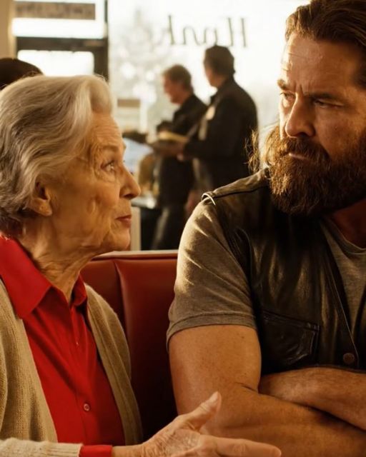 An Elderly Woman Asks A Biker In A Diner To Pretend To Be Her Son For A Day