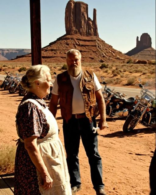 A 73-year-old Widow Living Alone In A Crumbling Arizona House Used Her Last Food To Feed 30 Stranded Bikers During A Violent Desert Storm – Until The Next Morning The Thunder Of Hundreds Of Motorcycles Returned With A Plan That Left The Entire Town In Shock