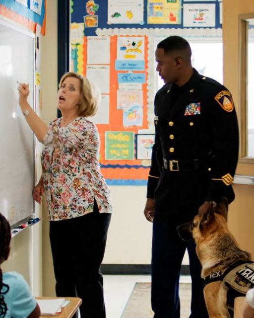 My 8-year-old Came Home Crying Because Her Teacher Humiliated Her For Calling Me A Hero – So I Showed Up The Next Morning With My K9 Partner