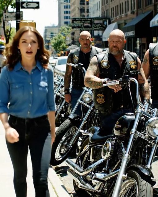 She Avoided The Same Group Of Bikers Every Morning โ Until She Noticed What One Of Them Was Wearing