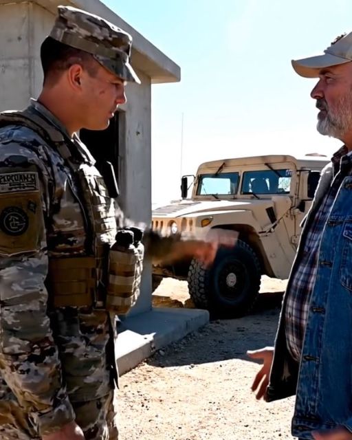 Soldier Told An Old Man To Get Back In His Truck – Then The Base Commander Showed Up And Said Three Words