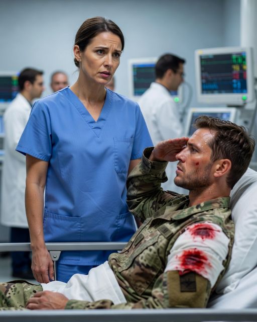 They Mocked The New Nurse While A Soldier Was Dying – Then He Saluted Her And The Entire Or Went Silent