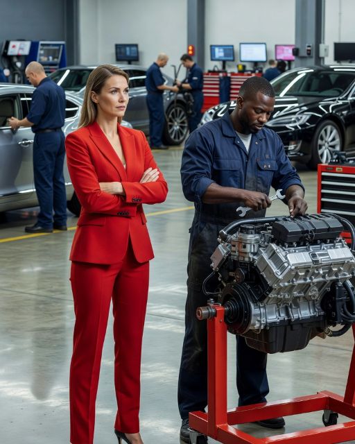 Get Away From My Engine! She Sneered – The Black Dad Proved Everyone Wrong Instantly