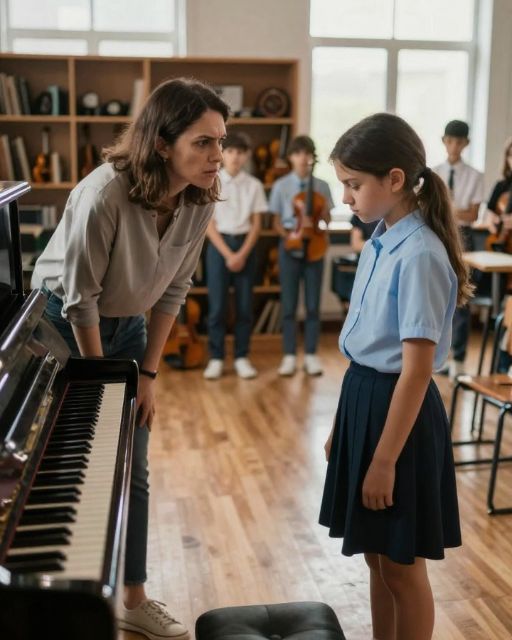 A Teacher Made A Little Girl Play The Piano To Embarrass Her – But Her Talent Left Everyone Speechless