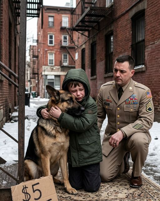 A Little Boy Begged A Soldier To Buy His Dad’s Retired Police Dog – What The Soldier Did Next Left The Whole Town In Tears