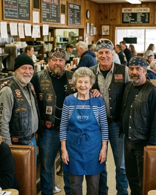 My Name Is Betty Wilson. I’m 71 Years Old. Yesterday, Five Bikers Made Me Cry For The First Time Since I Buried My Husband.