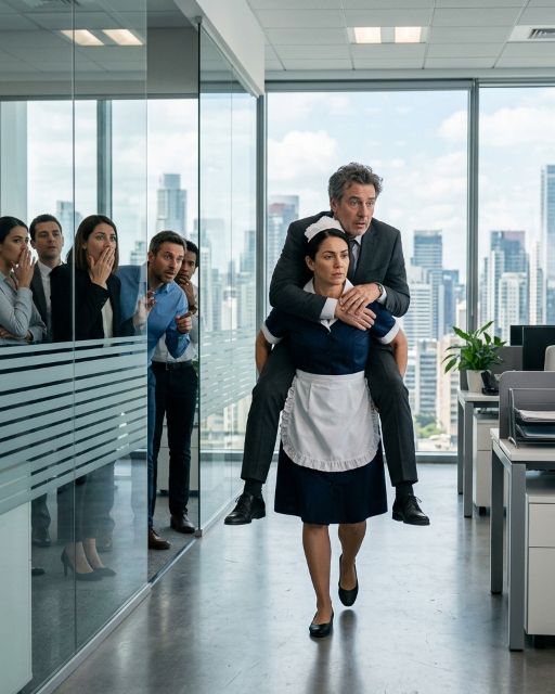 A Billionaire In A Wheelchair Was Blocked From His Own Building – Then The Cleaning Lady Carried Him Up Three Floors