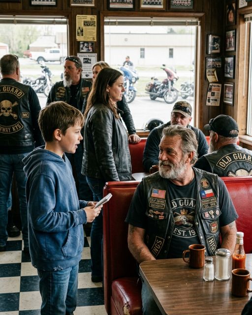 A Diner Manager Kicked Out A 12-year-old Boy For Ordering Water โ Then 40 Bikers Pulled Into The Parking Lot