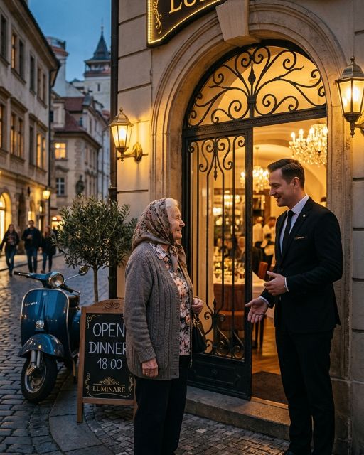 Ma’am, Please Leave” – The Bouncer Blocked An Old Lady From Entering. He Didn’t Know Who Was Watching From The Vip Table.