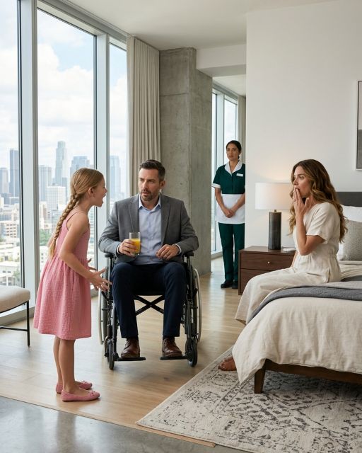 A Little Girl Slapped The Juice Out Of A Wheelchair-bound Ceo’s Hand – What His Nurse Did Next Made Everyone In The Café Go Silent