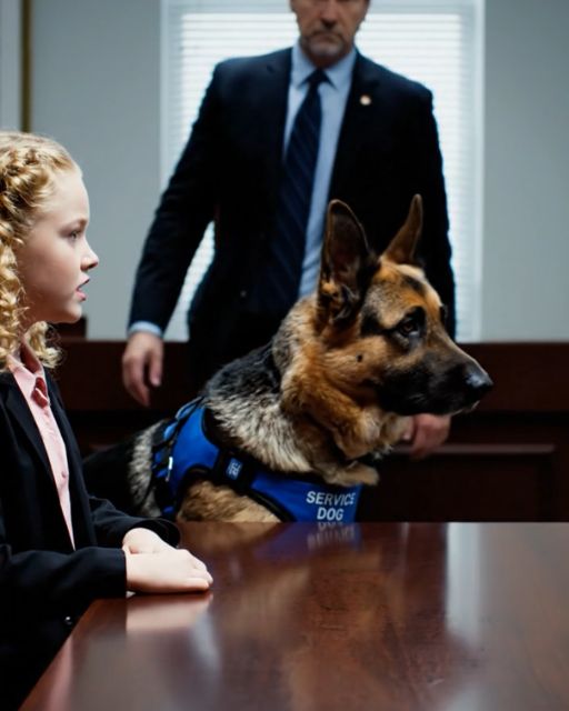 The Judge Asked Why She Brought The Dog. What The Little Girl Said Next Left The Courtroom In Tears.