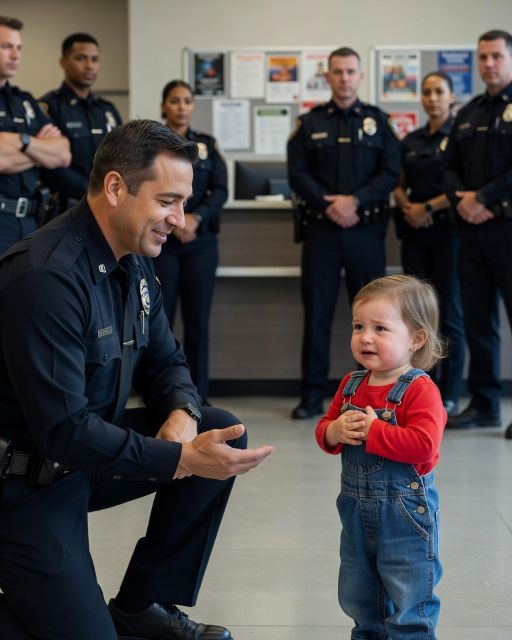 Three-year-old Girl Was Taken To A Police Station After Days Of Terrified Crying – But When She Grabbed The Officer’s Sleeve And Whispered, “am I Going To Be Taken Away For What I Did?”, The Entire Room Went Silent