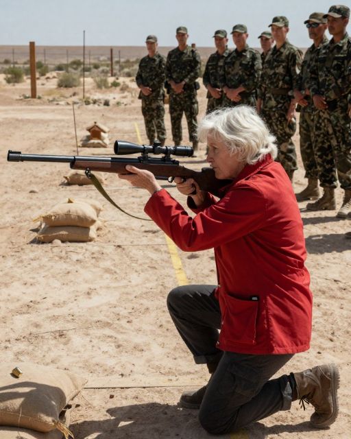 An Arrogant Sergeant Threatened A Silver-haired Woman At The Firing Range – Then She Picked Up The .50 Cal
