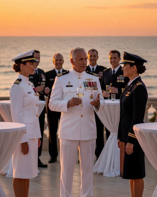 Stay Quiet, Don’t Embarrass Us, My Admiral Father Whispered – Then He Pointed At My Stepsister And Told 200 Guests I Wasn’t Built For This