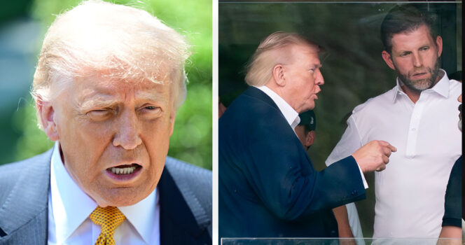 Lipreader reveals Trump’s candid aging admission to son Eric as president nears 80